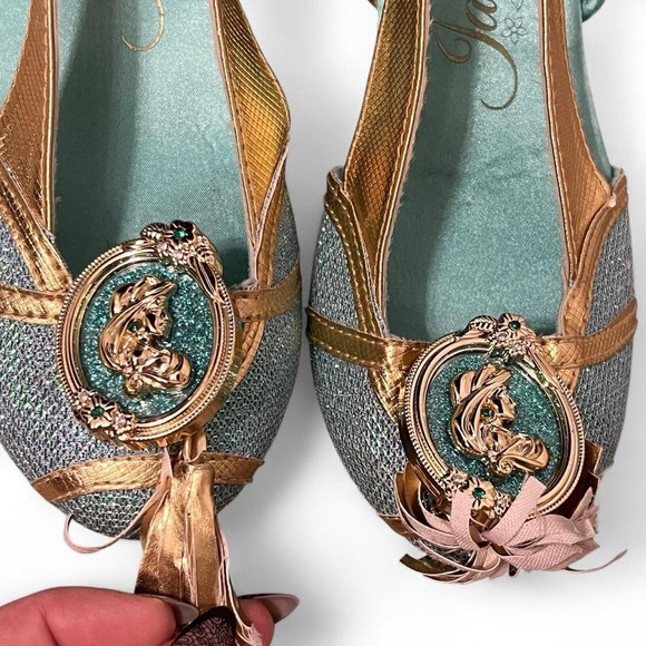 Disney Store Aladdin Princess Jasmine Dress Up Shoes US Girls Size 13/1 - Picture 8 of 8